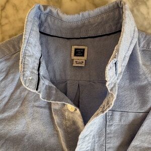 Janie and Jack Light Blue Collared Shirt